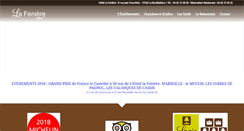 Desktop Screenshot of hotelfeniere.com